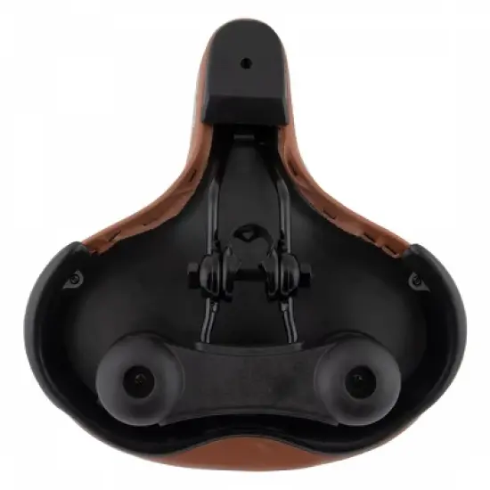 Cloud-9 Unisex Bicycle Comfort Seat - Brown Steel Rails Emerald Cover image {2}