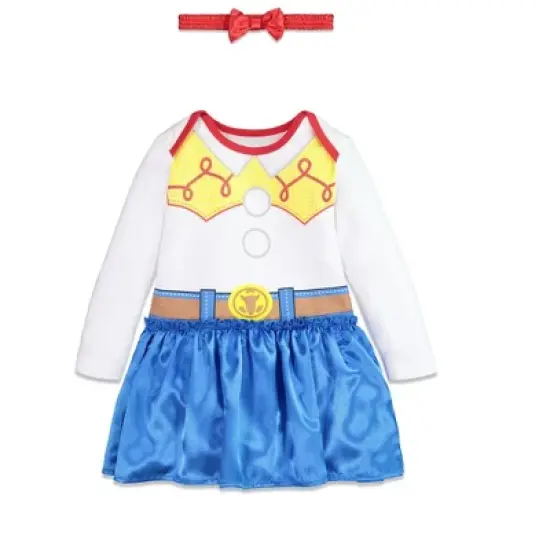 Disney Pixar Toy Story Jessie Halloween Baby Girls Cosplay Dress and Headband Newborn to Infant  image {11}