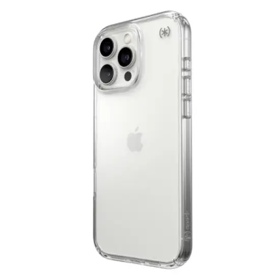 Speck iPhone 16 Pro Max Presidio Perfect Clear Case: Polycarbonate & TPU, Solid Pattern image {2}