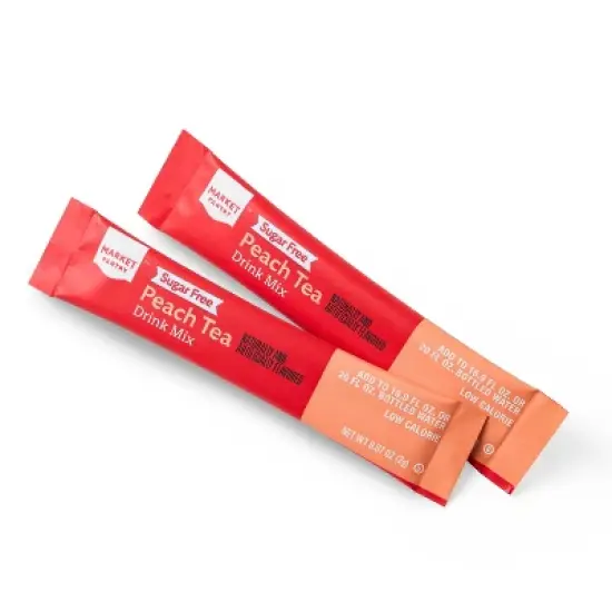Peach Tea Sugar-Free Drink Mix - 10ct - Market Pantry&trade; image {2}