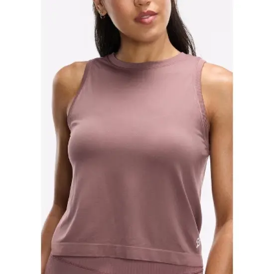 Peloton Women's Seamless Muscle Tank, Rose Taupe image {3}