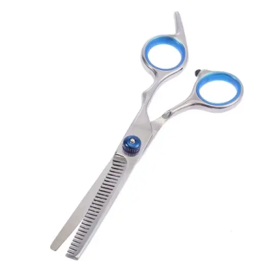 Unique Bargains Upgrade Thinning Scissors for Long Short Thick Hard Soft Hair for Men Women 6.69 Inch Length image {2}