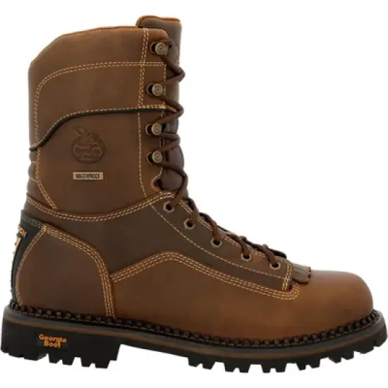 Men's Georgia Boot AMP LT Low Heel Logger Waterproof Work Boot image {6}