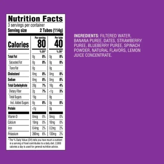 Naturally Flavored Berry Blend Frozen Smoothie Tubes - 12oz/6ct - Good & Gather&trade; image {3}