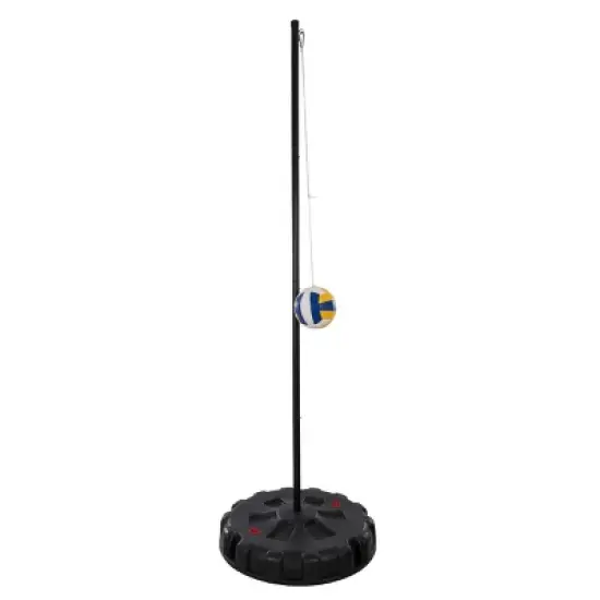 Toy Time Portable Tetherball Complete Outdoor Game Set with Base, Ball, Pump, Cord & Stakes image {9}