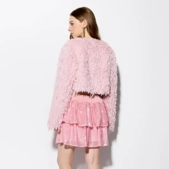 Women's Feather Bolero Jacket - Wild Fable&trade; Pink image {1}