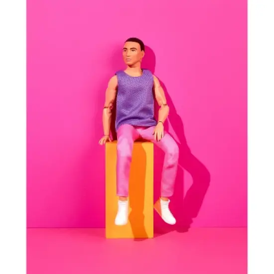 Barbie Looks Ken Doll with Purple Shirt image {3}