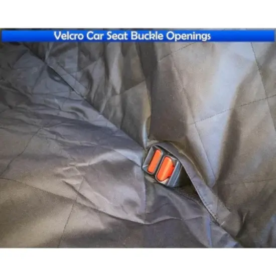 5 Star Super Deals Dog Car Seat/Trunk Cover Back Seat & Cargo Protector Universal Hammock Version Heavy Duty Scratchproof Waterproof Nonslip Anchors image {3}