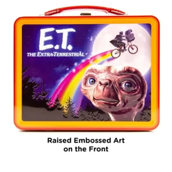 NMR Distribution E.T. the Extra-Terrestrial Embossed Tin Fun Box image {2}