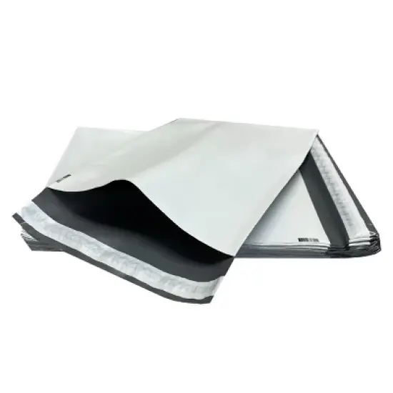 UOFFICE 100 Poly Mailers Bags 9x12" - #2 Pouches Envelopes White Self-Sealing image {11}