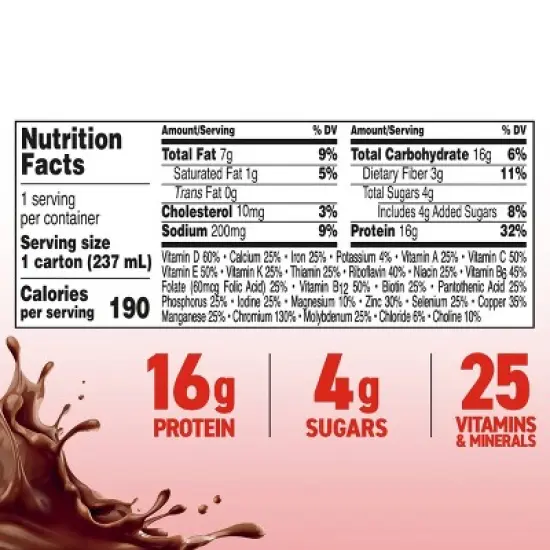 Boost Glucose Control Nutritional Shakes - Rich Chocolate - 8 fl oz/12pk image {5}