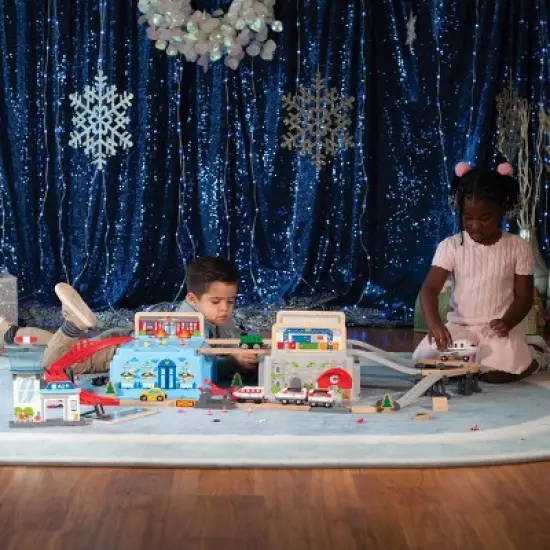 HAPE Super Cityscape Transport Bucket Train Set - 80 PCS image {3}