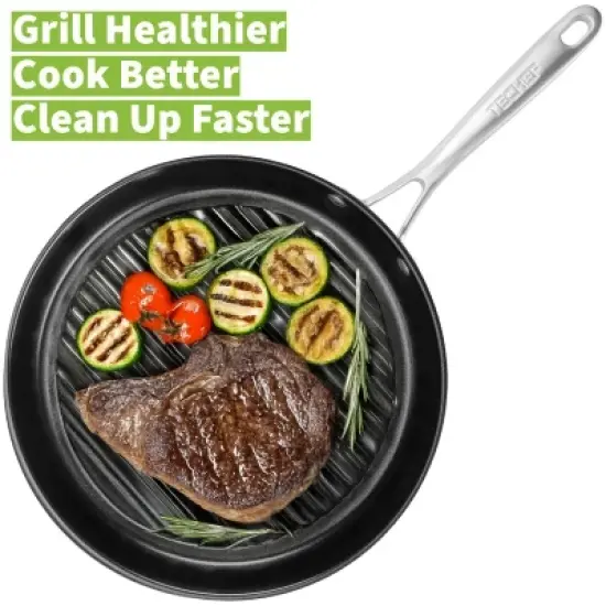 TECHEF Onyx - 12" Nonstick Grill Pan image {1}