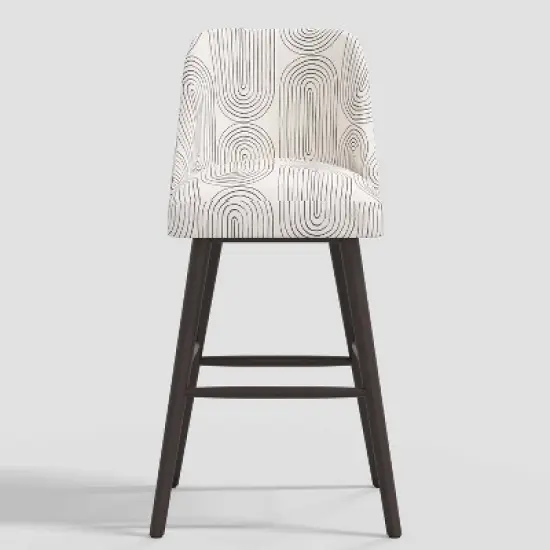 Geller Modern Counter Height Barstool in Patterns - Threshold&trade; image {9}