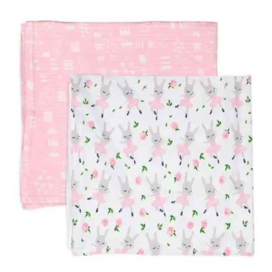 Honest Baby Organic Cotton Muslin Swaddle Blankets - 2pk image {16}