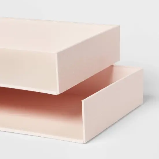 
Canvas Letter Tray Organization Set of 2 - Brightroom&trade; image {2}