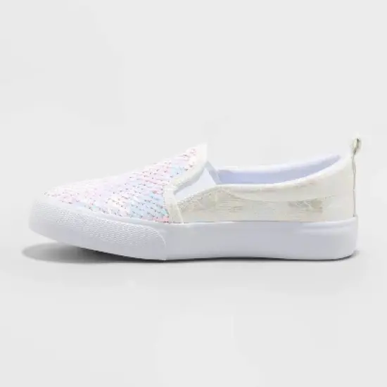 Girls' Aliki Flip Sequin Slip-On Sneakers - Cat & Jack&trade; image {1}