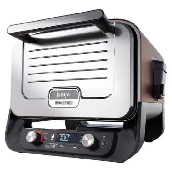 Ninja Woodfire Outdoor Pizza Oven, 8-in-1 Electric, Red image {1}