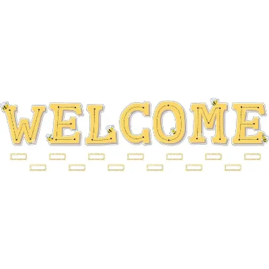 Teacher Created Resources Buzzing Bees Welcome Bulletin Board Set 55/Set (TCR6912) image {2}