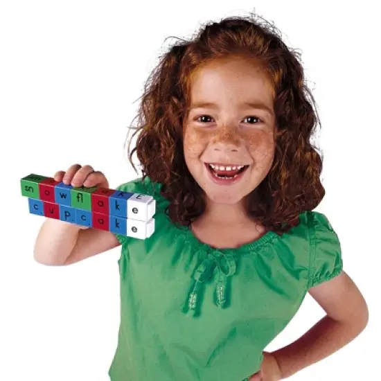 hand2mind Reading Rods Sentence Construction Linking Cubes (Set of 156) image {2}