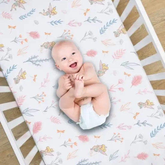 Lambs & Ivy 3pc Tinker Bell Crib Bedding Set image {5}