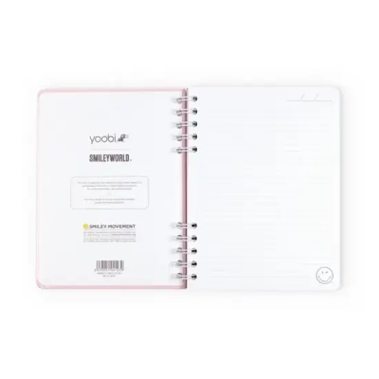 Yoobi SmileyWorld Erasable Cover Notebook 6"x8" with Dry Erase Marker, School Supplies image {5}