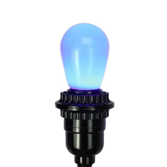 Northlight Pack of 25 Opaque LED S14 Multi-Color Christmas Replacement Bulbs image {1}