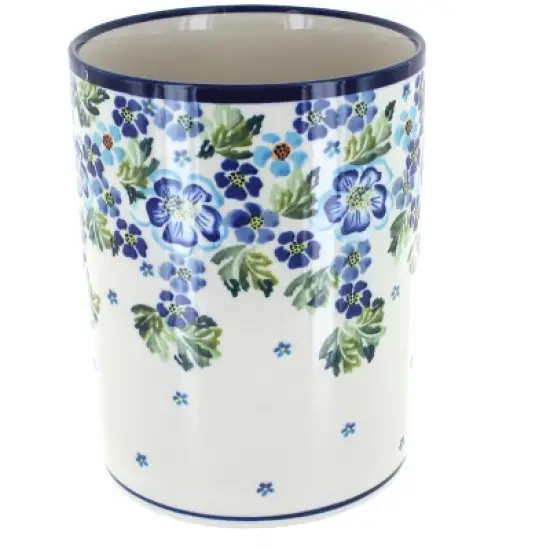Blue Rose Polish Pottery 832 Zaklady Utensil Jar image {19}