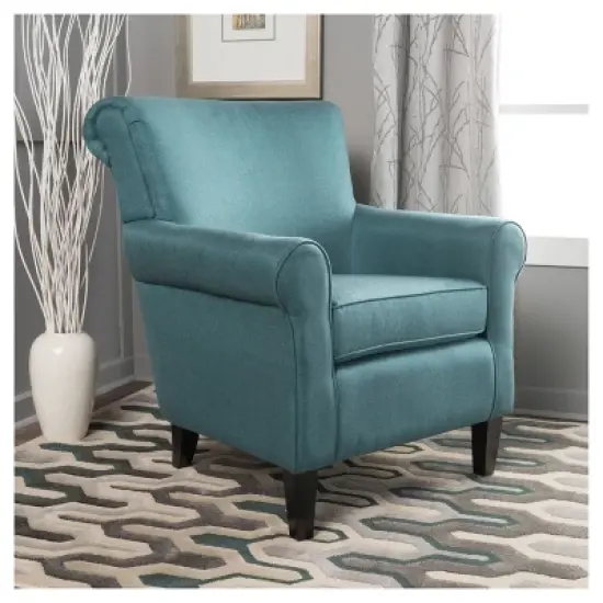 Roseville Upholstered Club Chair - Christopher Knight Home image {3}