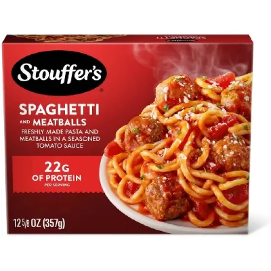 Stouffer's Spaghetti With Meatballs Frozen Dinner - 12.625oz image {8}