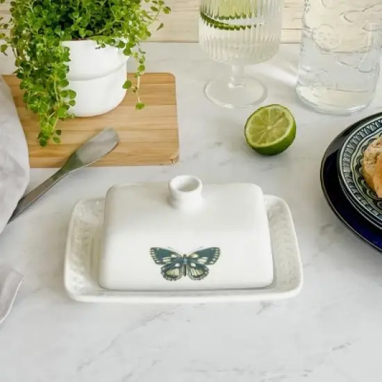 Portmeirion Botanic Garden Harmony Covered Butter Dish image {6}