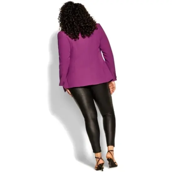 Women's Plus Size  Brittany Jacket - magenta | CITY CHIC image {1}