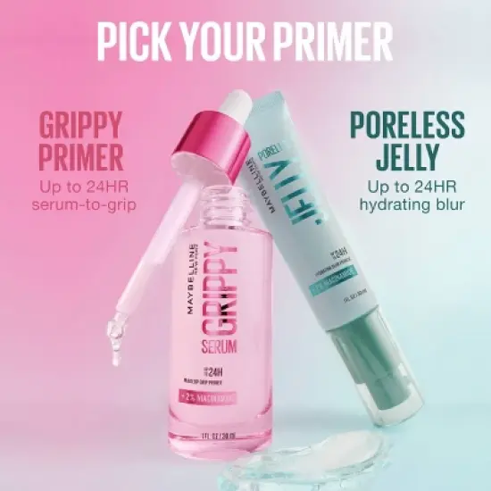 Maybelline Poreless Jelly Hydrating Blur Face Primer with Niacinamide - 1 fl oz image {7}
