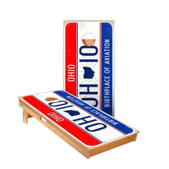 Ohio License Plate Cornhole Boards - ACA Star Series image {4}