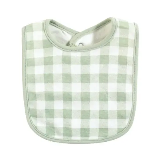 Hudson Baby Unisex Baby Cotton Bibs, Forest Animals, One Size image {9}