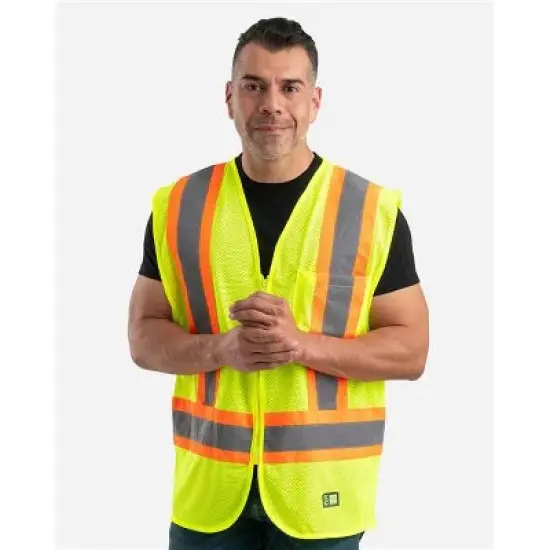 EG PRO Men's Construction High Visibility Vest image {3}