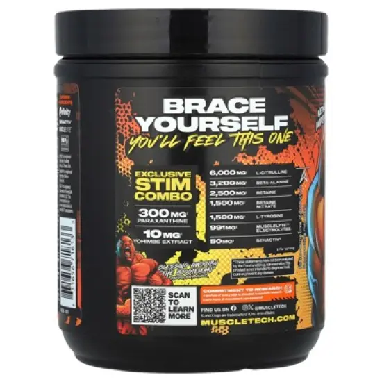 MuscleTech EuphoriQ&reg; Pre-Workout V2, Boogieman Punch, 14.67 oz (416 g) image {2}