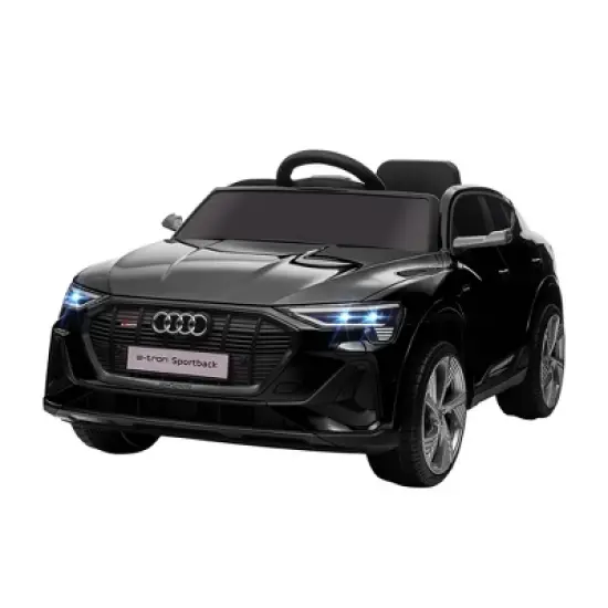 Aosom 12V Kids Electric Ride On Audi Sports Car, Battery Powered Toy w/ Parent Remote Control, Lights, Music, and Horn, for 3-5 Years Old image {3}