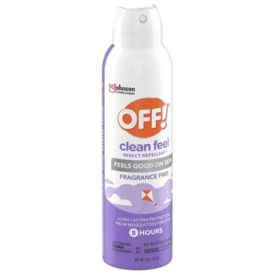 OFF! Clean Feel Mosquito Repellent Picaridin&nbsp;DEET-free Bug Spray - 5oz image {13}