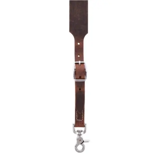 3 D Belt Company Men's Distressed Leather Suspenders with Swivel Hook Ends image {2}