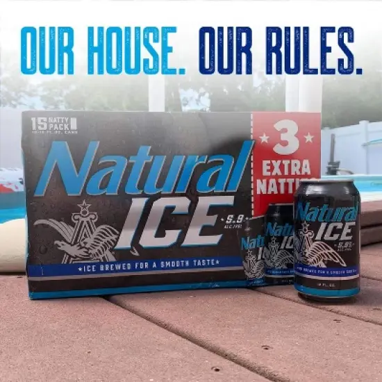 Natural Ice Beer - 15pk/12 fl oz Cans image {7}