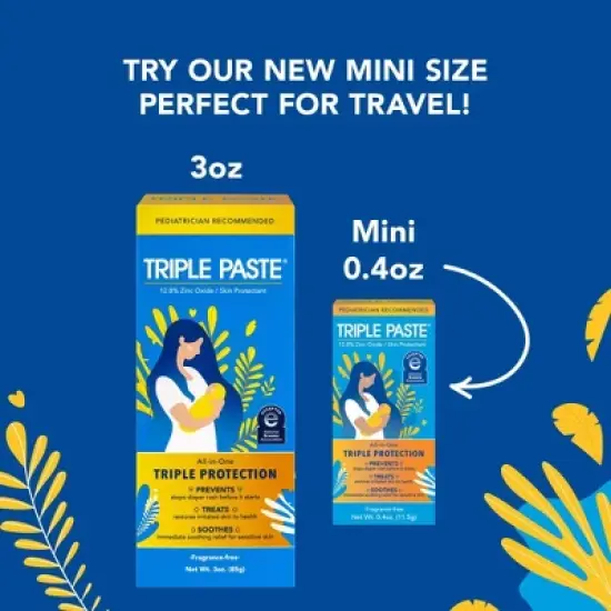 Triple Paste Diaper Rash Treatment - 0.4oz image {2}