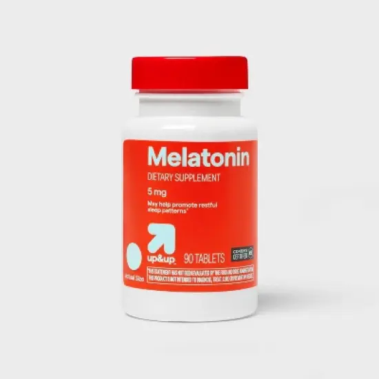 Melatonin 5mg Supplement Tablets - up&up&trade; image {4}