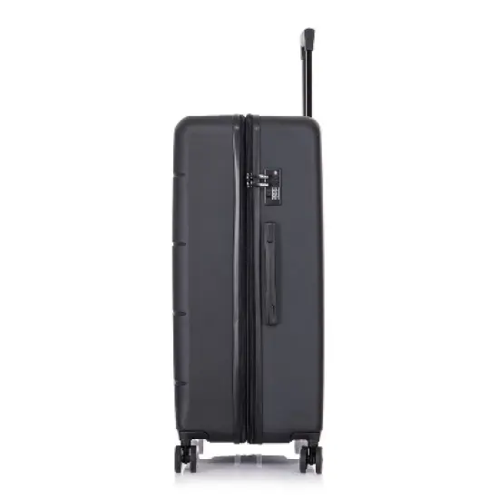 InUSA Elysian Lightweight Hardside Large Checked Spinner Suitcase image {5}