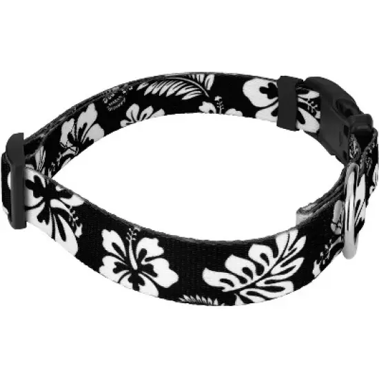 Country Brook Petz Black Hawaiian Deluxe Dog Collar and Leash image {4}