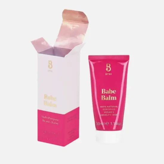 BYBI Clean Beauty Babe Balm All Purpose Face, Lip, Eyebrow Moisturizer For Dry and Sensitive Skin - 1 fl oz image {1}
