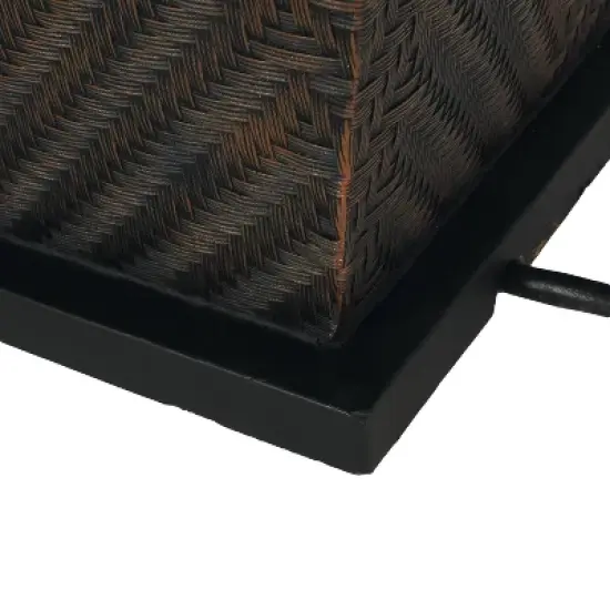 Meyer Outdoor 50000 BTU Light Weight Concrete Rectangular Fire Pit Brown - Christopher Knight Home image {7}