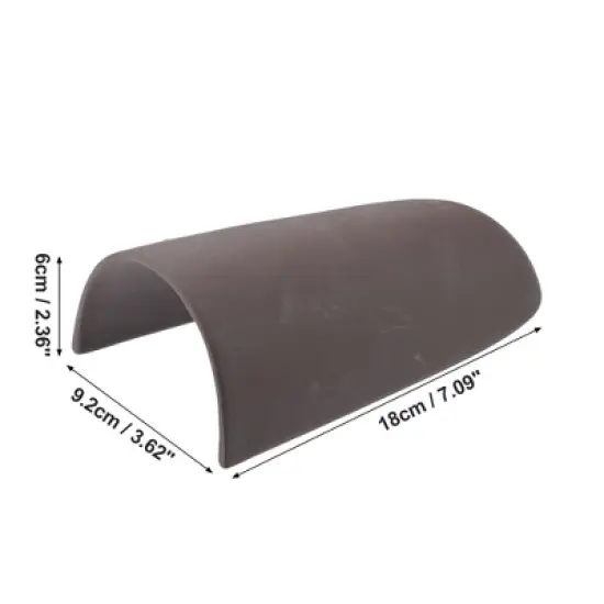 Unique Bargains Aquarium Decoration Fish Hiding Ceramic Cave Brown 7.09"x3.62"x2.36" 1 Pc image {3}