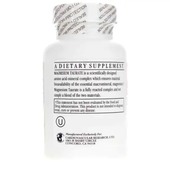Cardiovascular Research Magnesium Taurate, 60 Capsules image {2}