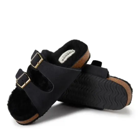 Women's Tamworth Cork Molded Footbed Double Band Slide image {1}